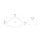 Alfi Brand ALFI brand ABC914 White 23" Fancy Above Mount Ceramic Sink ABC914 - alternate 5